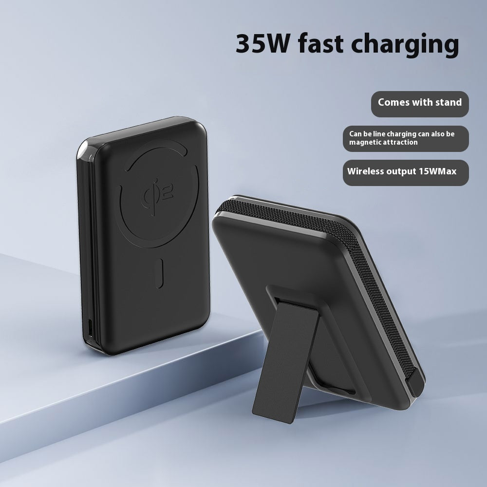 QI2 Magnetic Magsafe Wireless Power Bank Three-in-one Bracket 15W With Cable