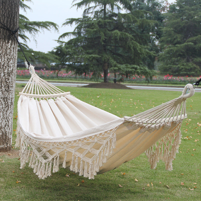 Double Outdoor Hammock Camping Indoor Leisure