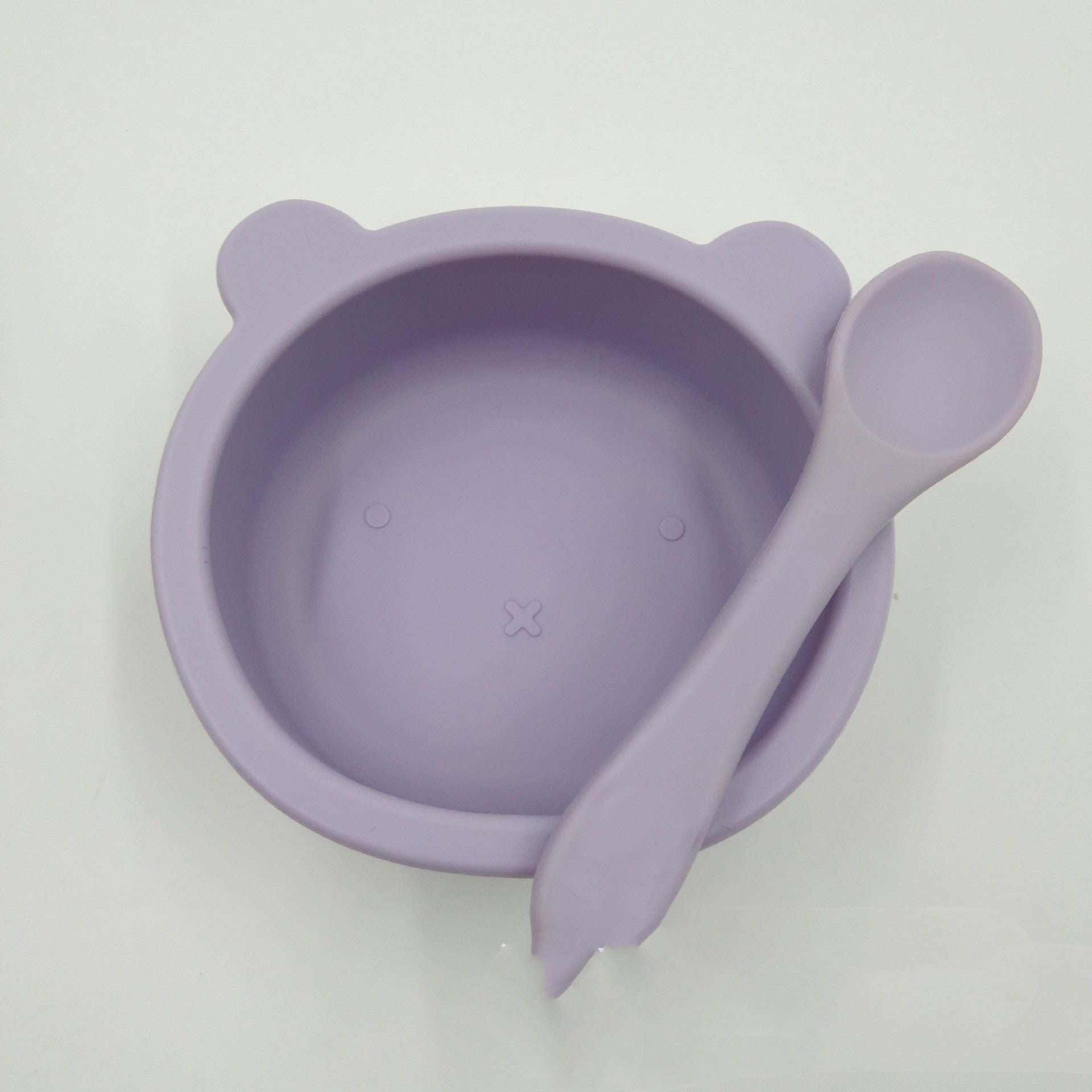 Suction Cup Anti-fall Bear Silicone Baby Bowl Complementary Food Bowl Children Feeding Tableware