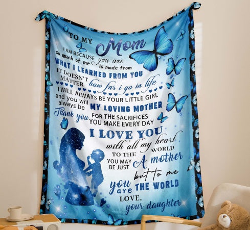 INS Printed Flannel Blanket Office Nap Shawl Blanket Single Small Square Blanket