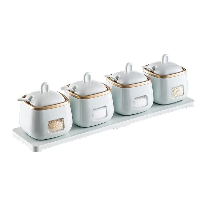 Nordic Light Luxury Plastic Seasoning Box Suit