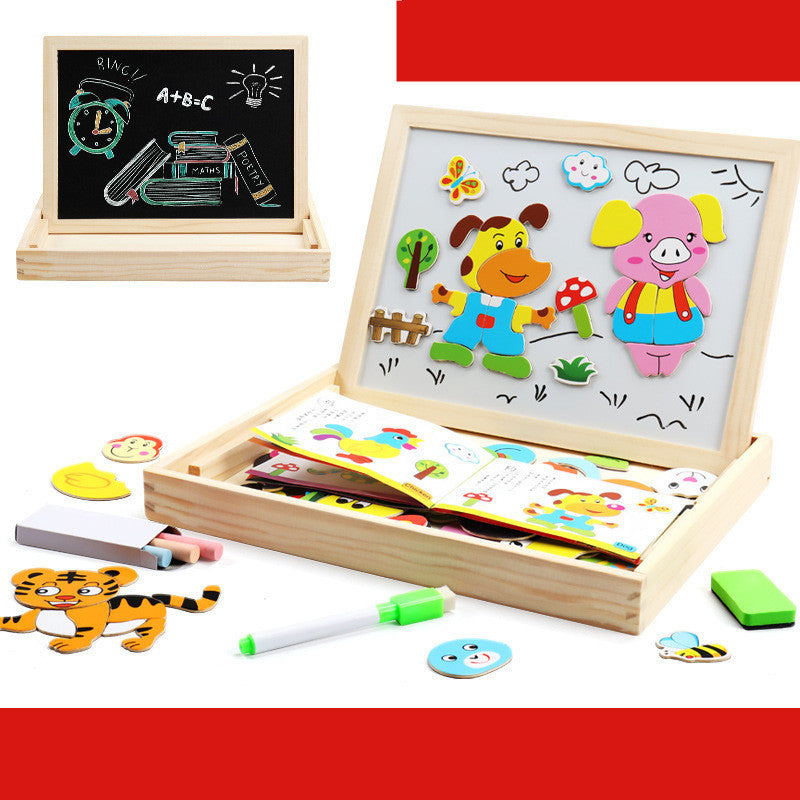 Character Five Senses Magnet Early Learning Educational Toys
