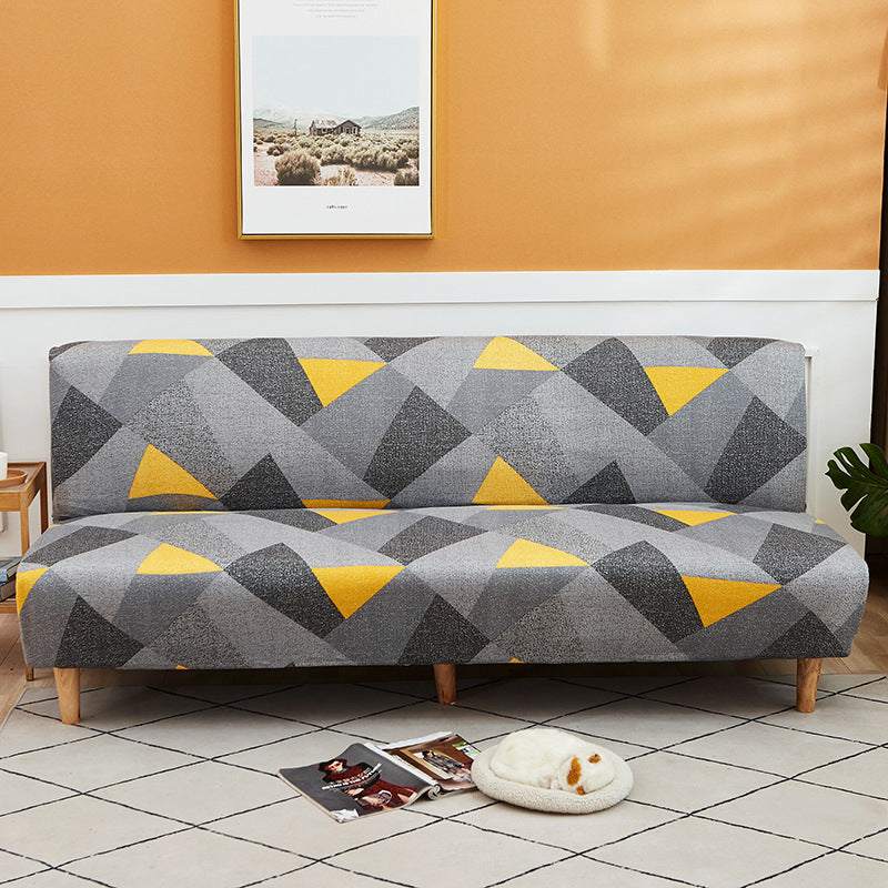 All-Inclusive Stretch Fabric Armless Sofa Towel Sofa Cover