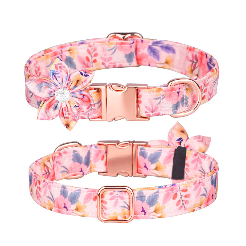 Custom Pet Collar And Leash Set