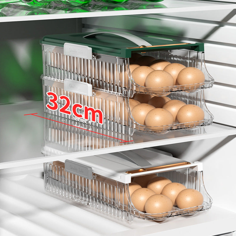 Refrigerator Door Rolling Egg Storage Box