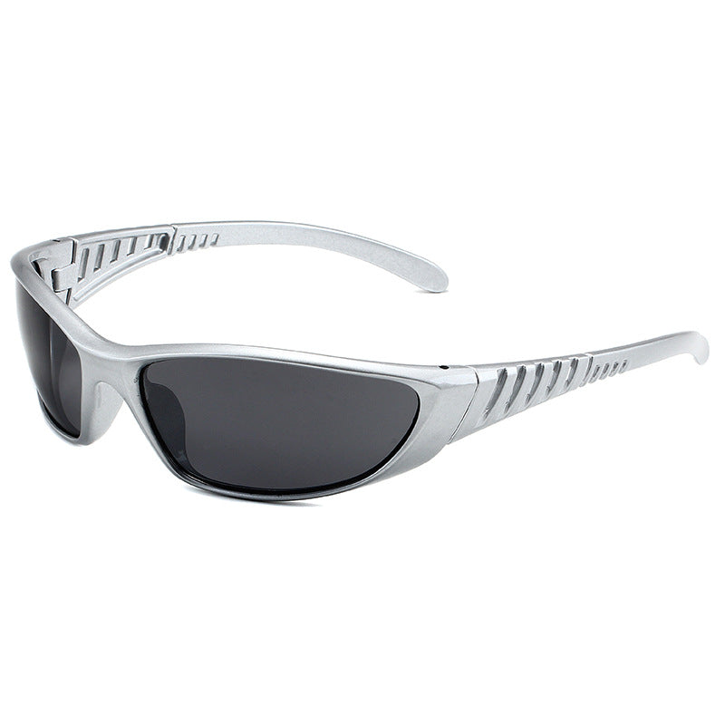 Women's Creative Multi-color Hollow-out Future Technology Sunglasses