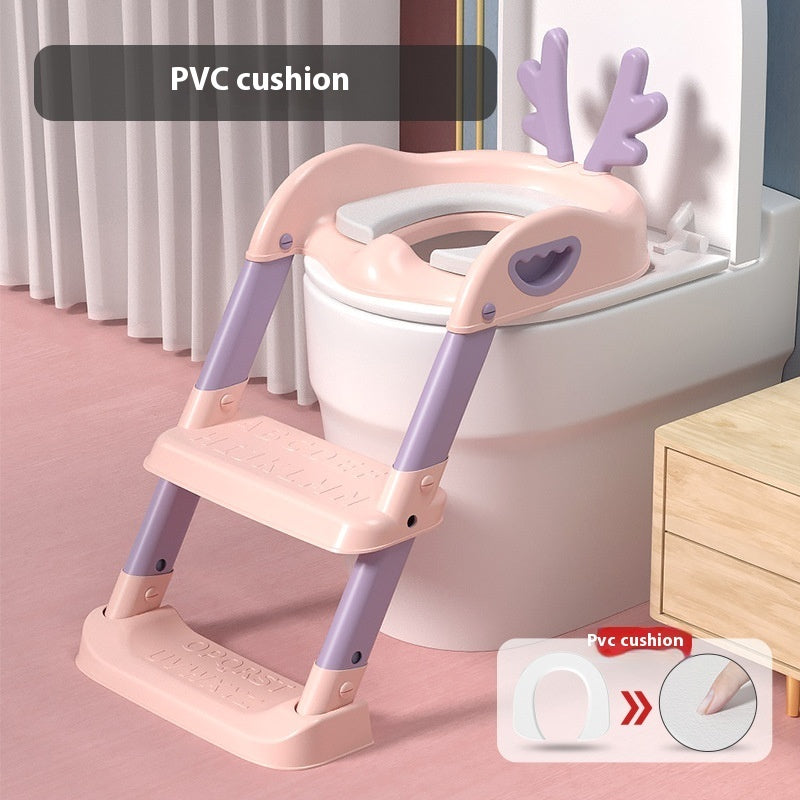 Children's Toilet Toilet Stairs Baby Girl Boy Ladder Bedpan Cushion Baby Household Urinal