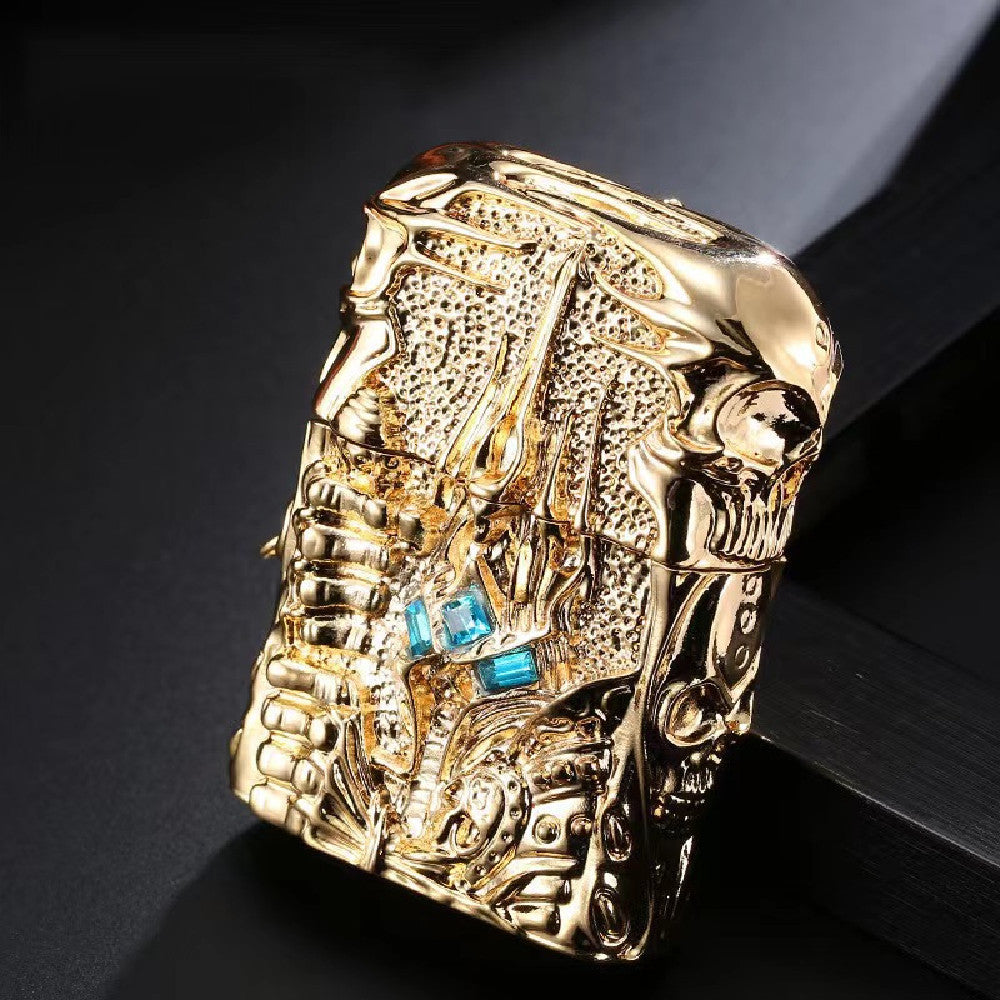 New Brass Electroplated Kerosene Lighter