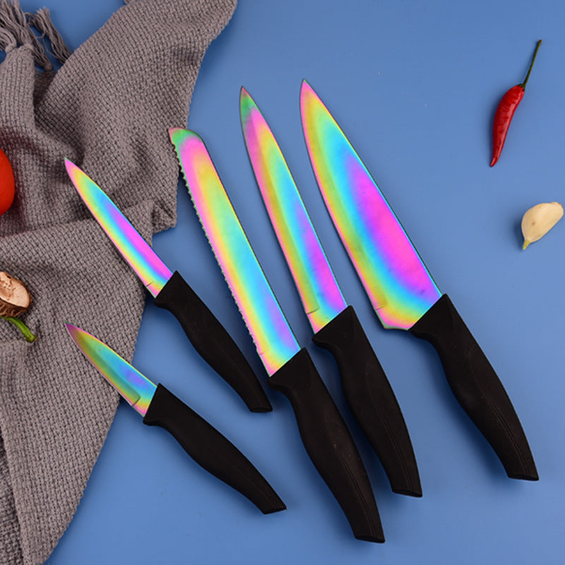 Color Blade Stainless Steel Gift Knife Set