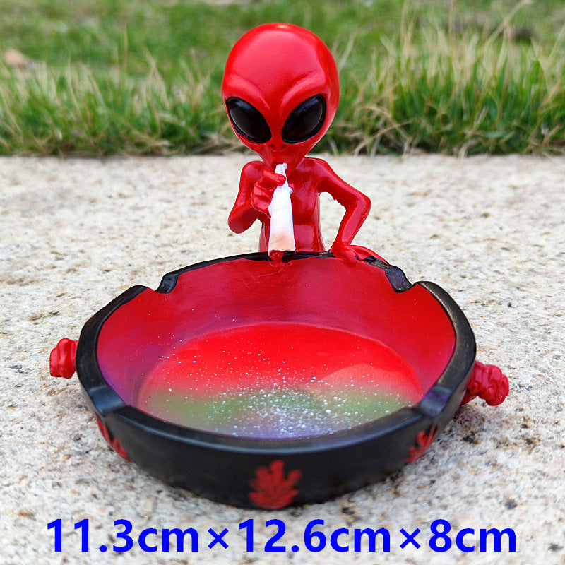 Creative Martians Resin Ashtray Decoration Ornaments
