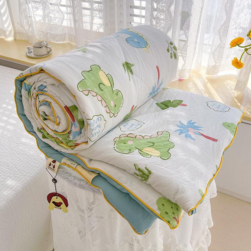 Class A Double-layer Yarn Soybean Quilt Four Seasons