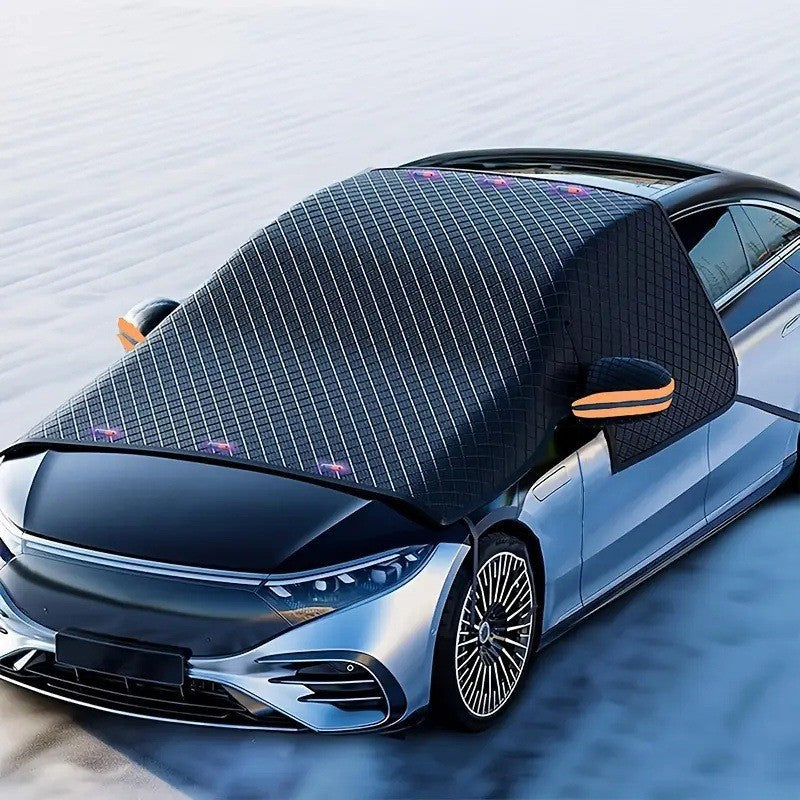 Thickened Aluminum-Coated Magnetic Car Sunshade