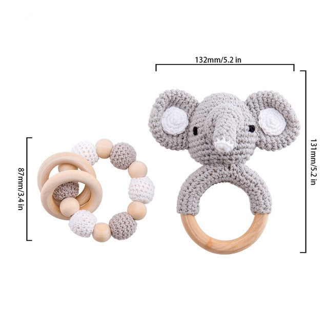 Baby Teethering Safety Wooden Toy