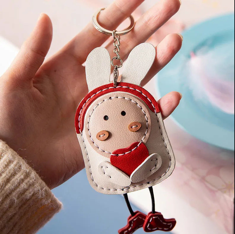 Creative Bunny Diy Handmade Material Package Pendant Keychain