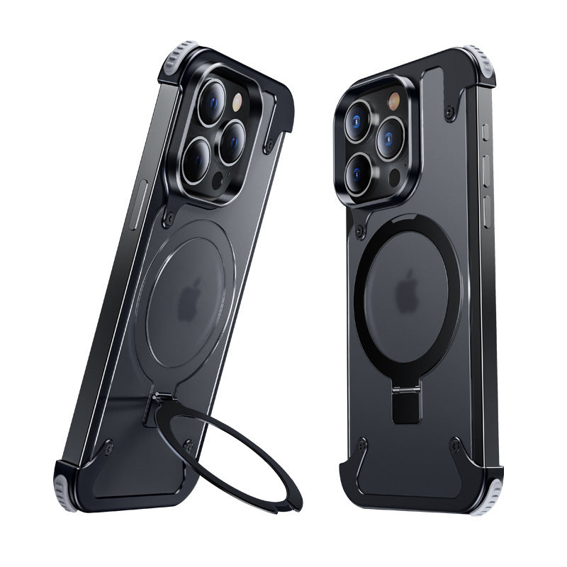 Metal Anti-fall Airbag Magnetic Phone Case