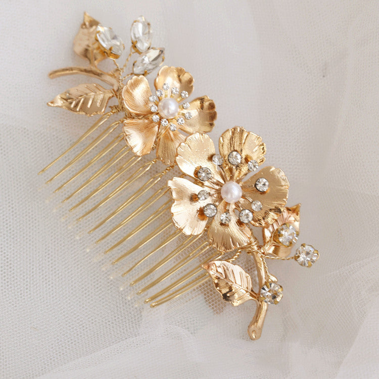 Women's Vintage Flower Rhinestone Hair Accessories