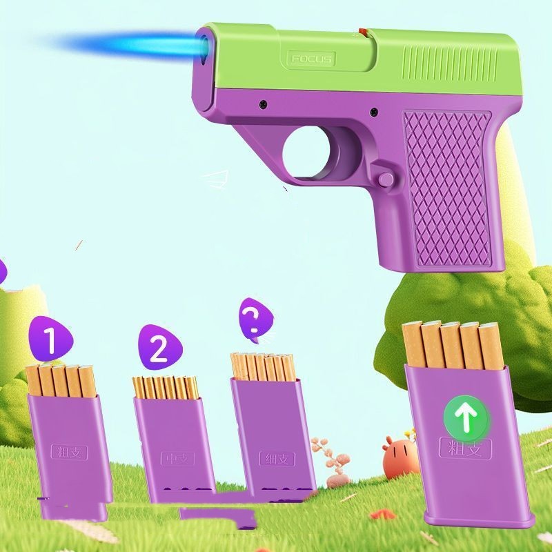 Carrot Gun Decompression Toy Windproof