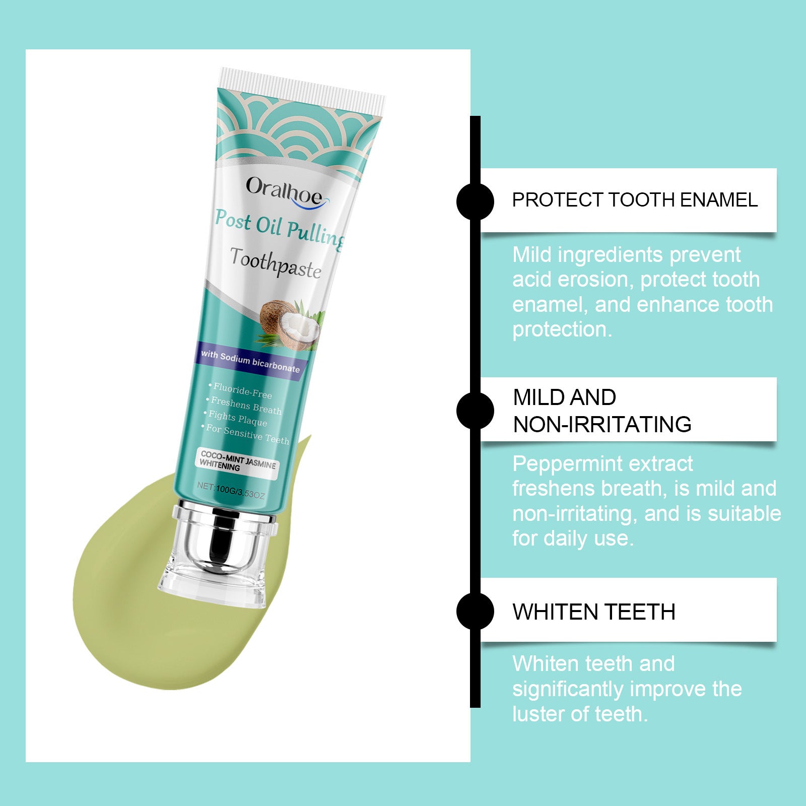 Toothpaste Mild Cleaning Odor Cleaning