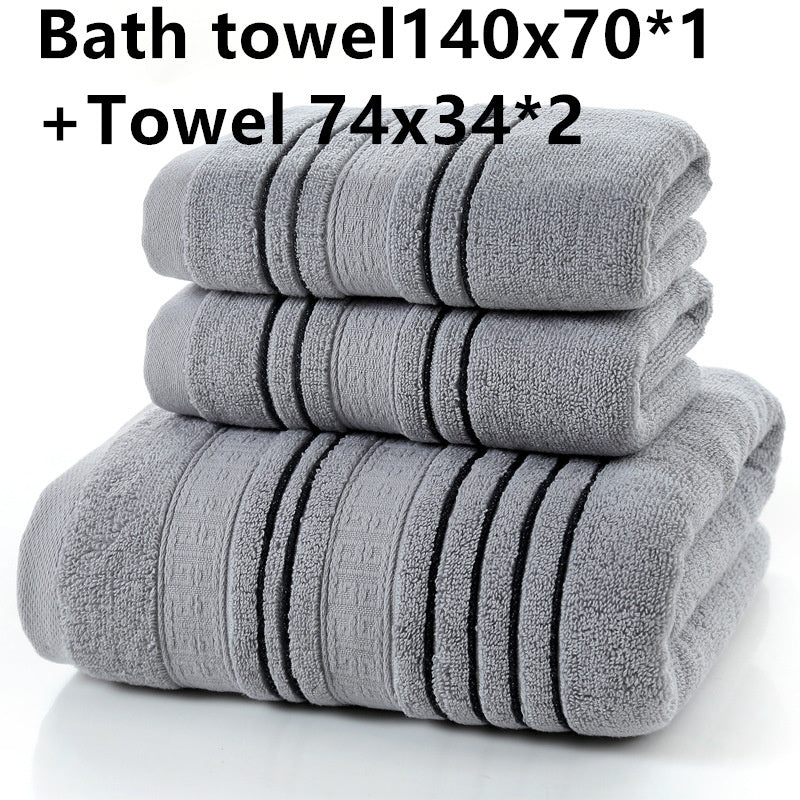 Pure Cotton Thick Soft Absorbent Bath Towel