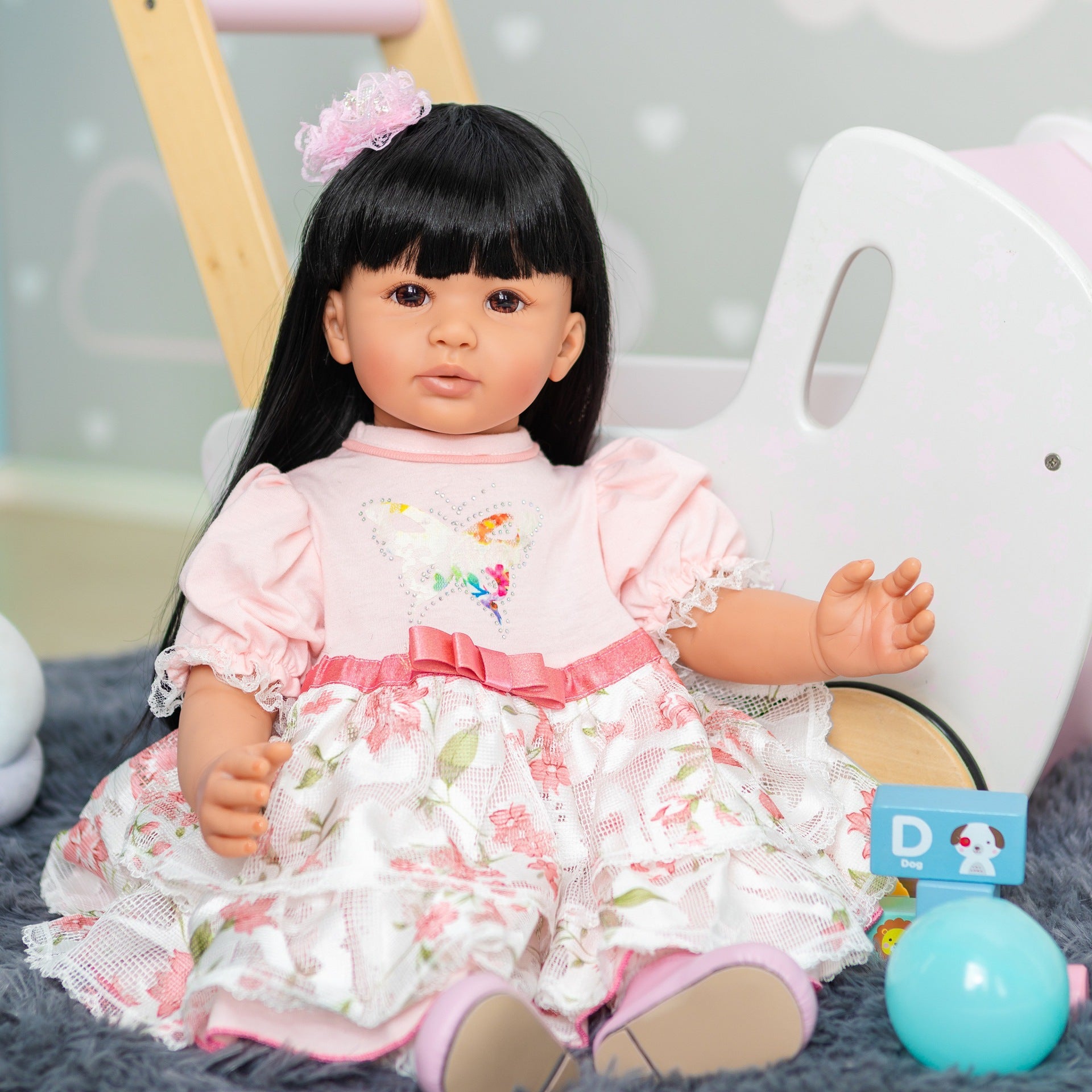 60cm Reborn Toddler Simulation Baby Rebirth Doll