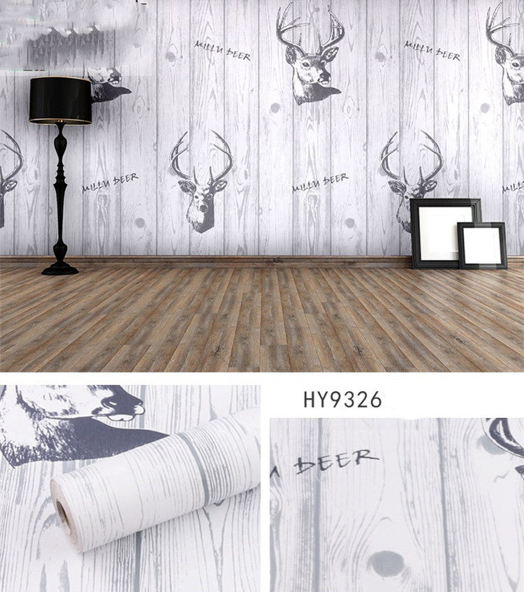 Antique Striped European Wallpaper Waterproof Make Over