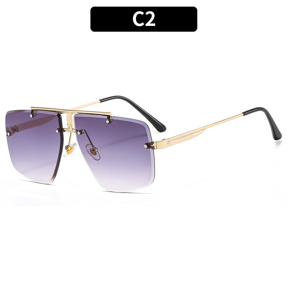 Lunettes de soleil rétro carrées pour hommes