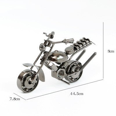 Vintage Little  Motorcycle Home Accessories Handmade Metal Pendant