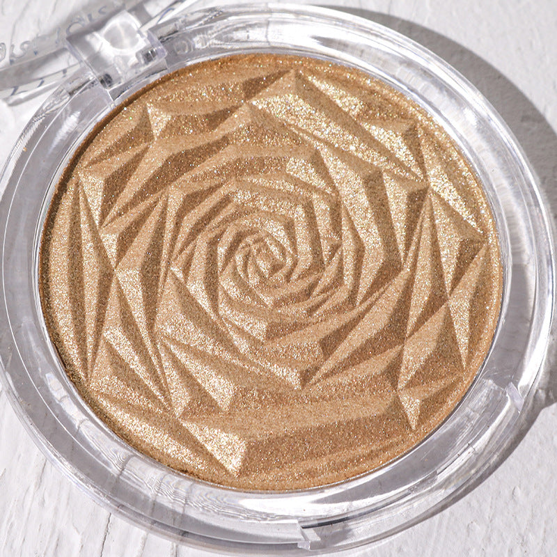 Palette Rose Diamond Illuminateur Poudre Blush pour éclaircir et faire briller