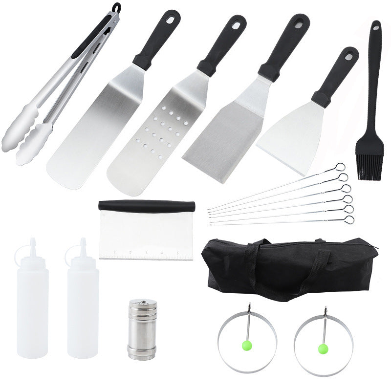 Stainless Steel Barbecue Tool BBQ Barbecue Shovel Combination Portable Set