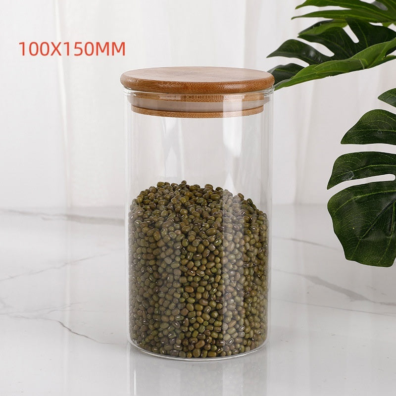 Bocaux de cuisine en verre borosilicate scellés