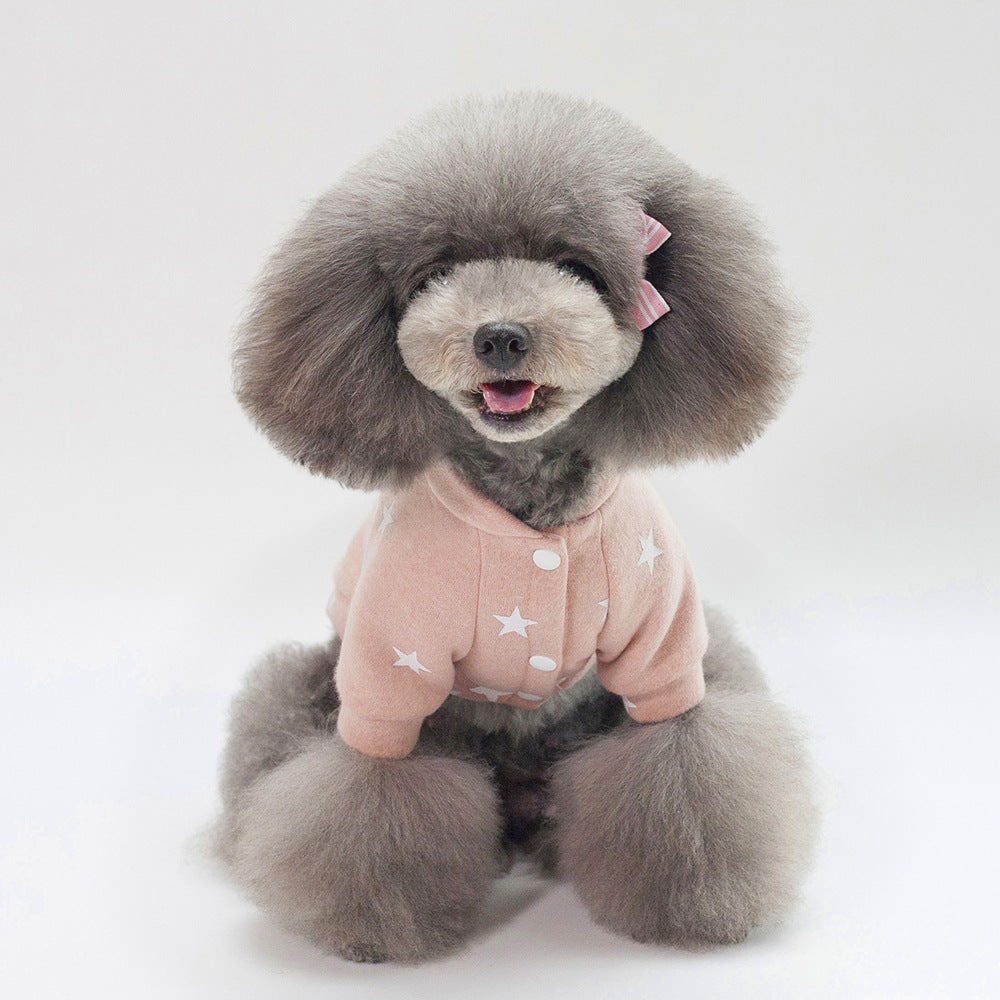 Pet Dog Fashion Pentagram Print Sweatshirt