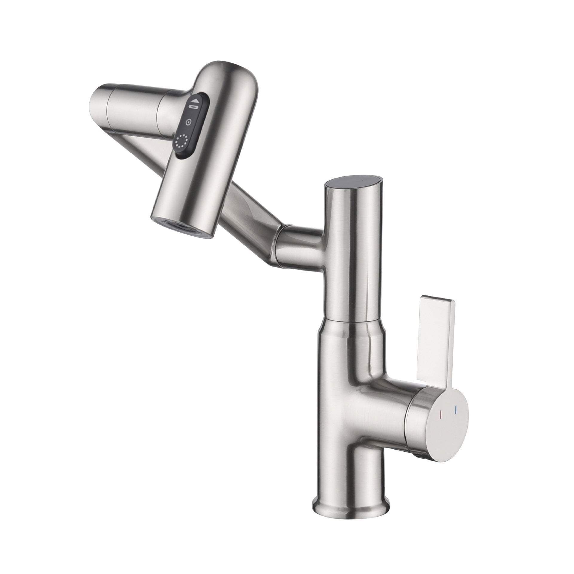 Copper Digital Display Basin Faucet Hot And Cold Bathroom