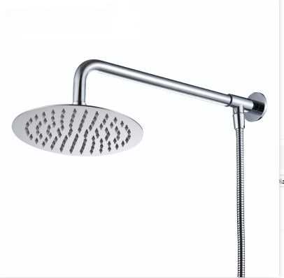 Bathroom Top Spray Stainless Steel Shower Large Top Supercharged Detachable Shower Head Suit Silicone Water Outlet