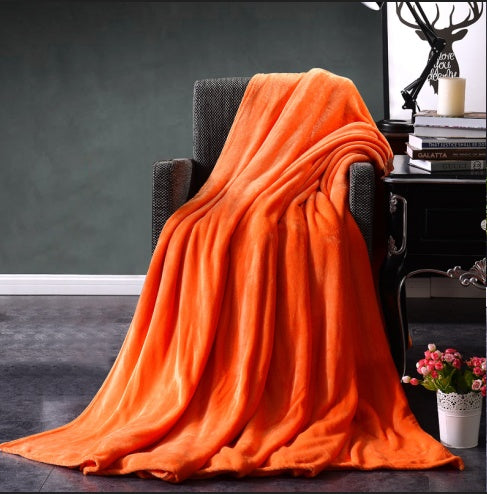 Bedding Flannel Solid Color Blanket