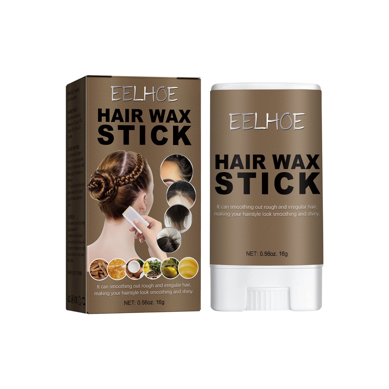 Shaping Hairstyle Lasting Styling Smooth Frizz Hair Wax Stick