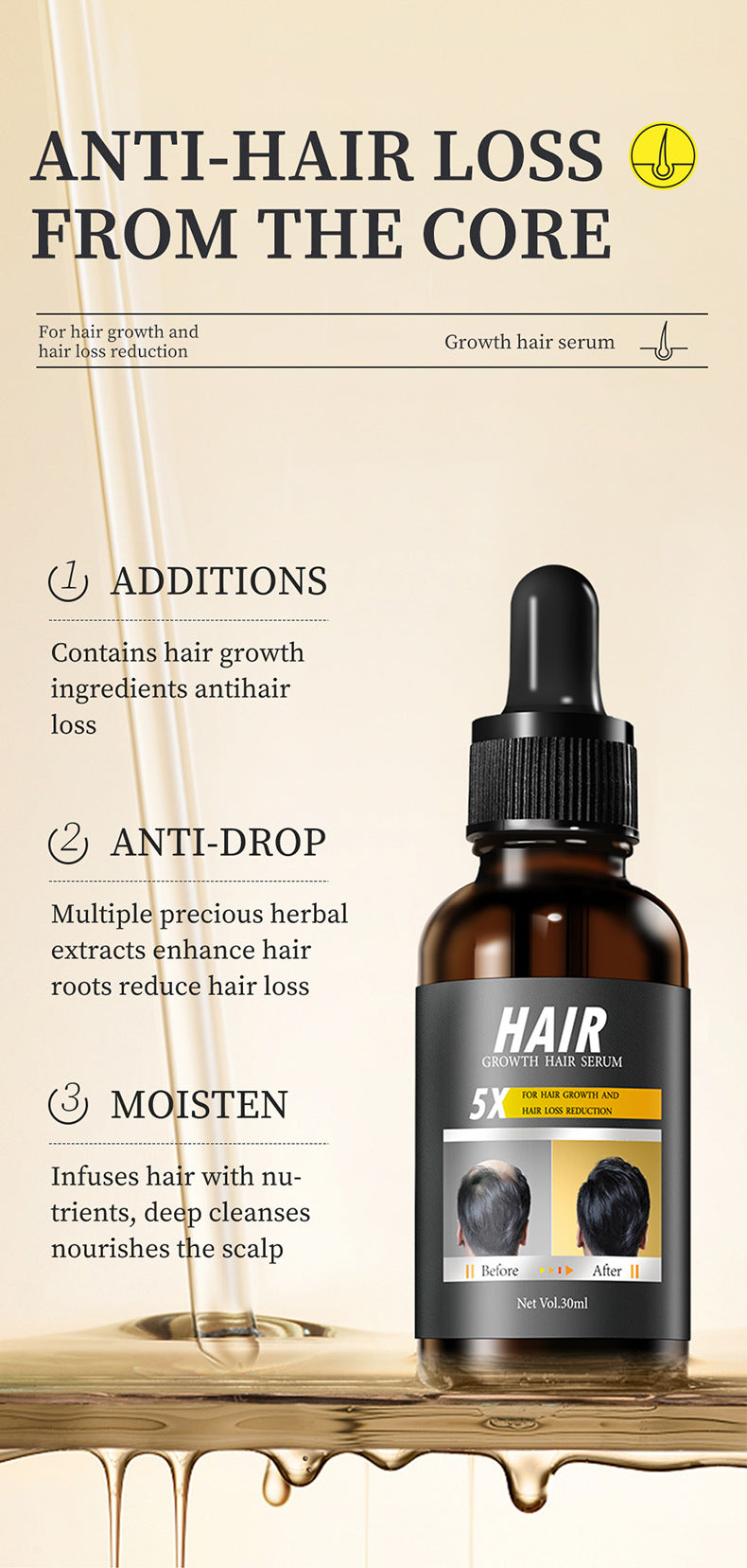 English Hair Repair Growth Liquid