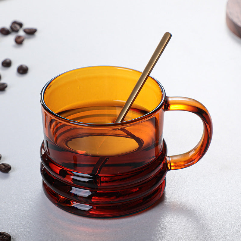 Environmental Protection High Borosilicate Glass Tea Cup Household Water Cup