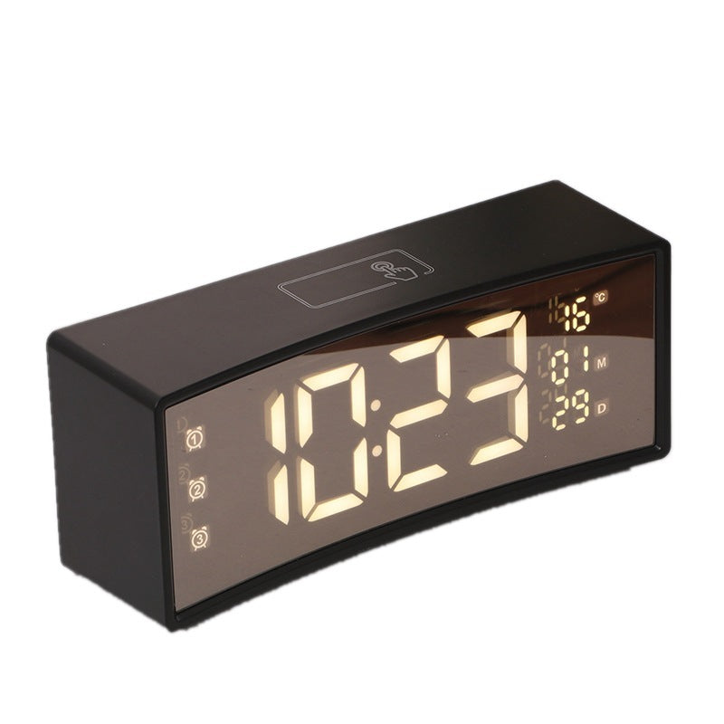 Curved Screen Alarm Clock Suspension Sense Font Smart  Electronic