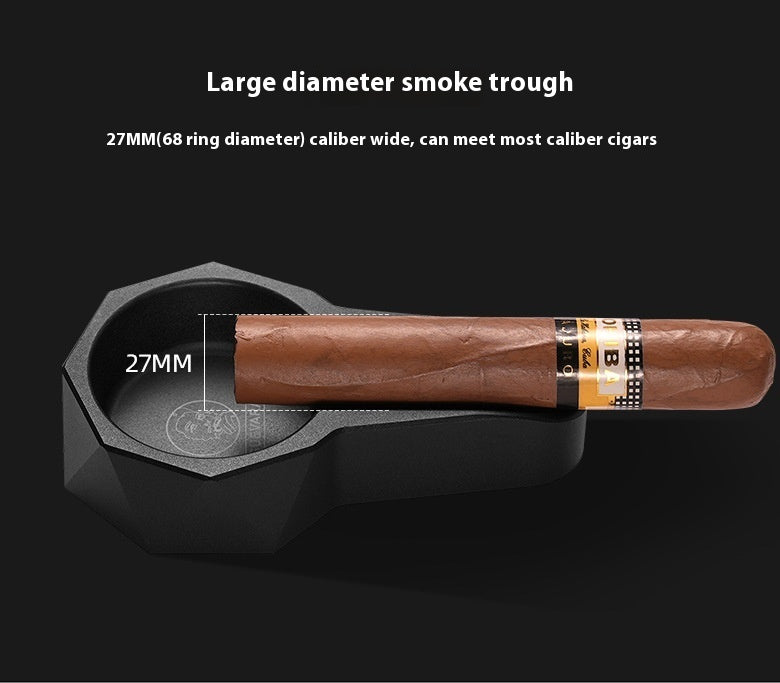 Fashion Single Sink Atmospheric Metal Ashtray