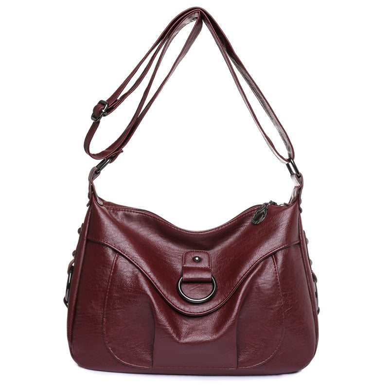 Women's Retro Fashion Casual Large Capacity Shoulder Bag