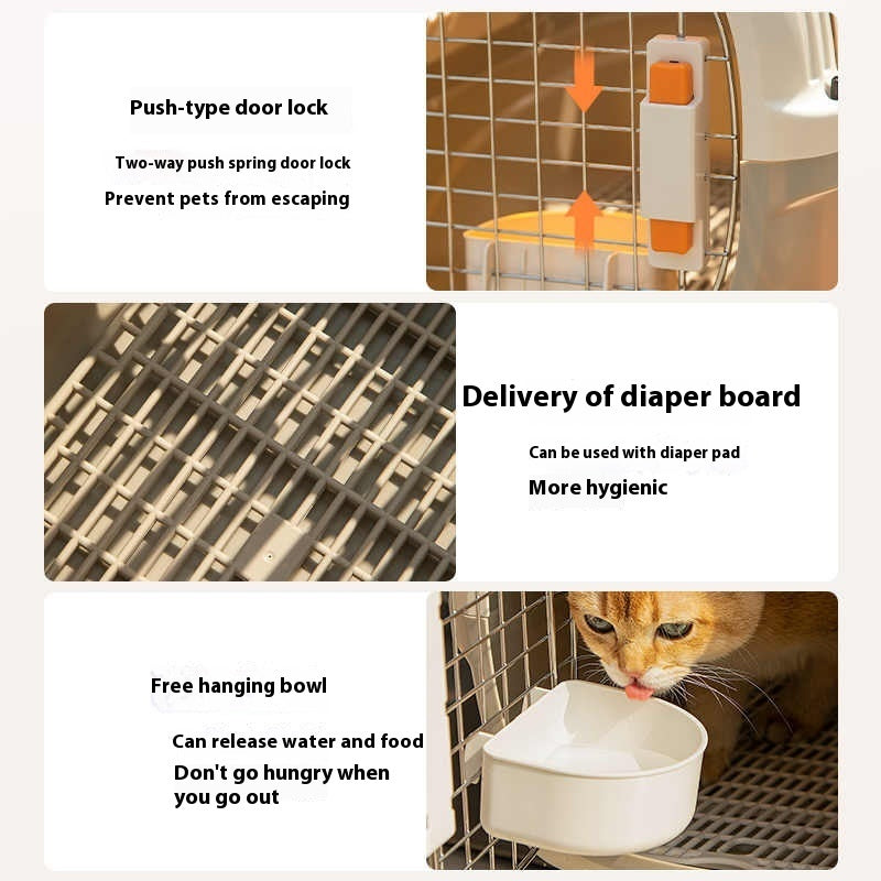 Cat Flight Case Portable Outing Cat Cage