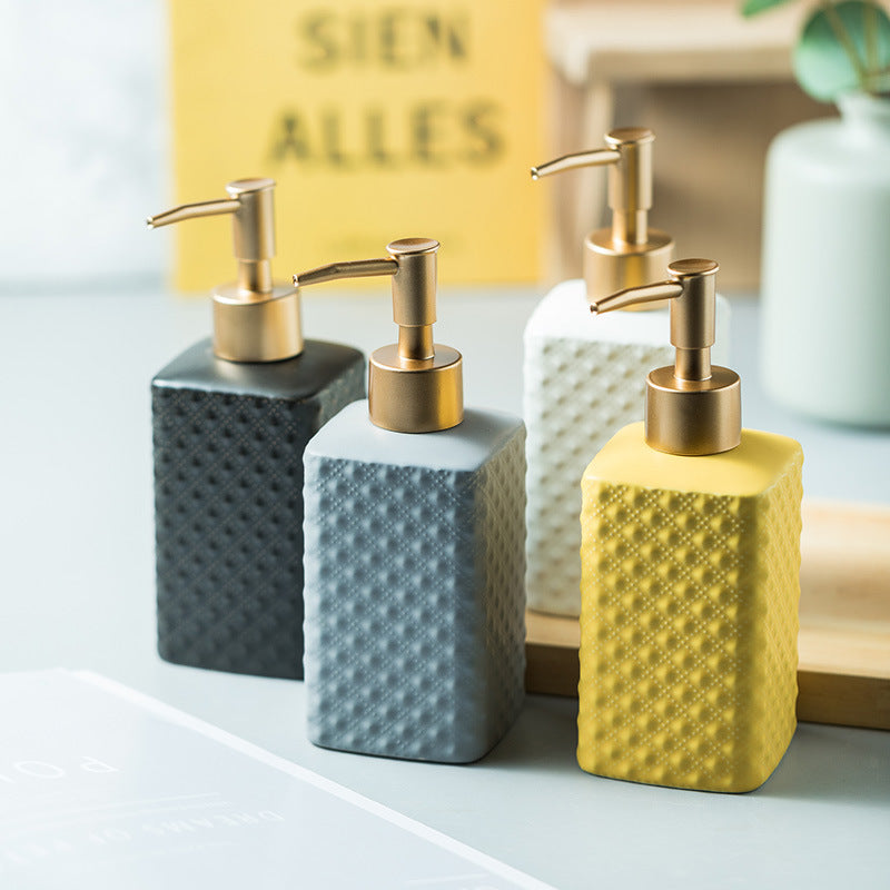 Simple Ceramic Hand Sanitizer Shower Gel Hand Sanitizer Sub Bottle