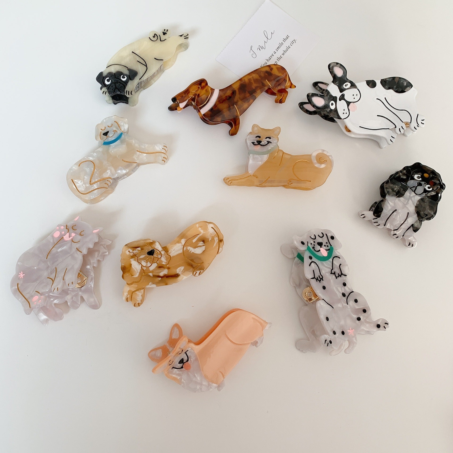 Women's Acetate Hairpin French Shark Clip