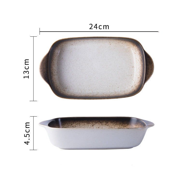 Cheese Baked Rice Plate Baking Bowl