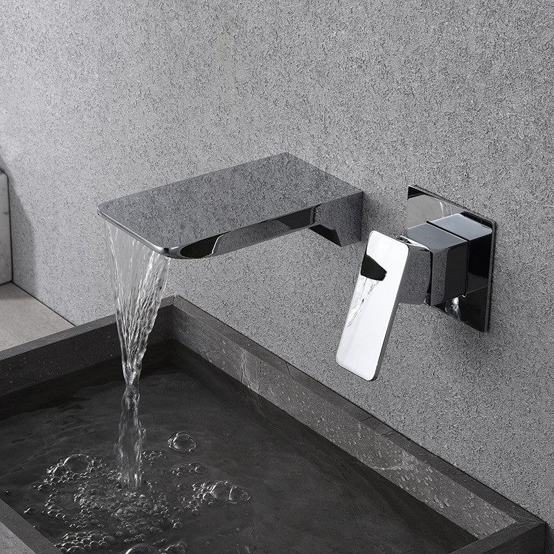 Embedded Inter-platform Basin Copper Faucet