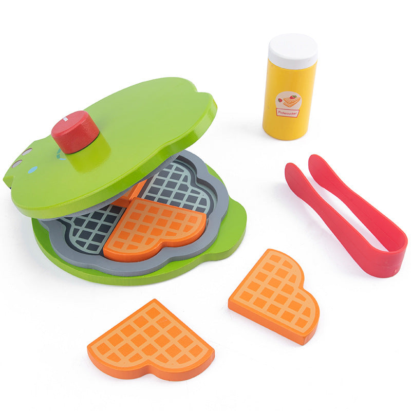 Children's Fruit And Vegetable Toy Set Play House Wooden Fruit And Vegetable Model Salad Tableware
