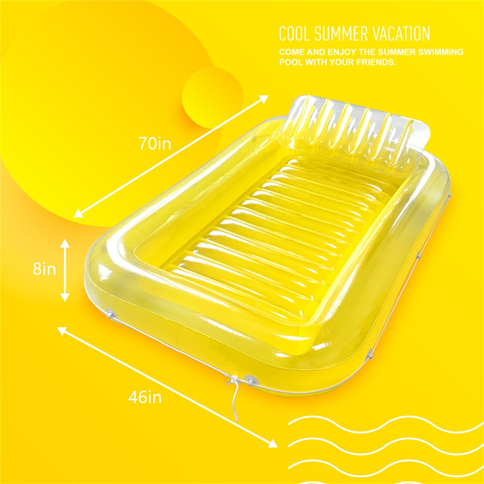 Home Swimming Pool Beach Inflatable Floating Air Cushion Water Sports