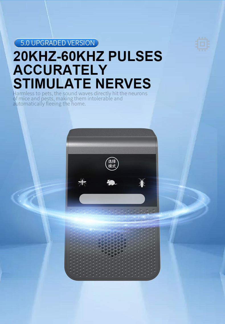 USB Home Multi-function Intelligent Frequency Conversion Electronic Cat Mute Ultrasonic Mouse Expeller