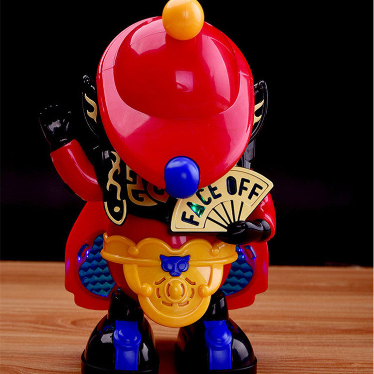 Electric Sichuan Opera Automatic Face-change Dancing Robot Toys