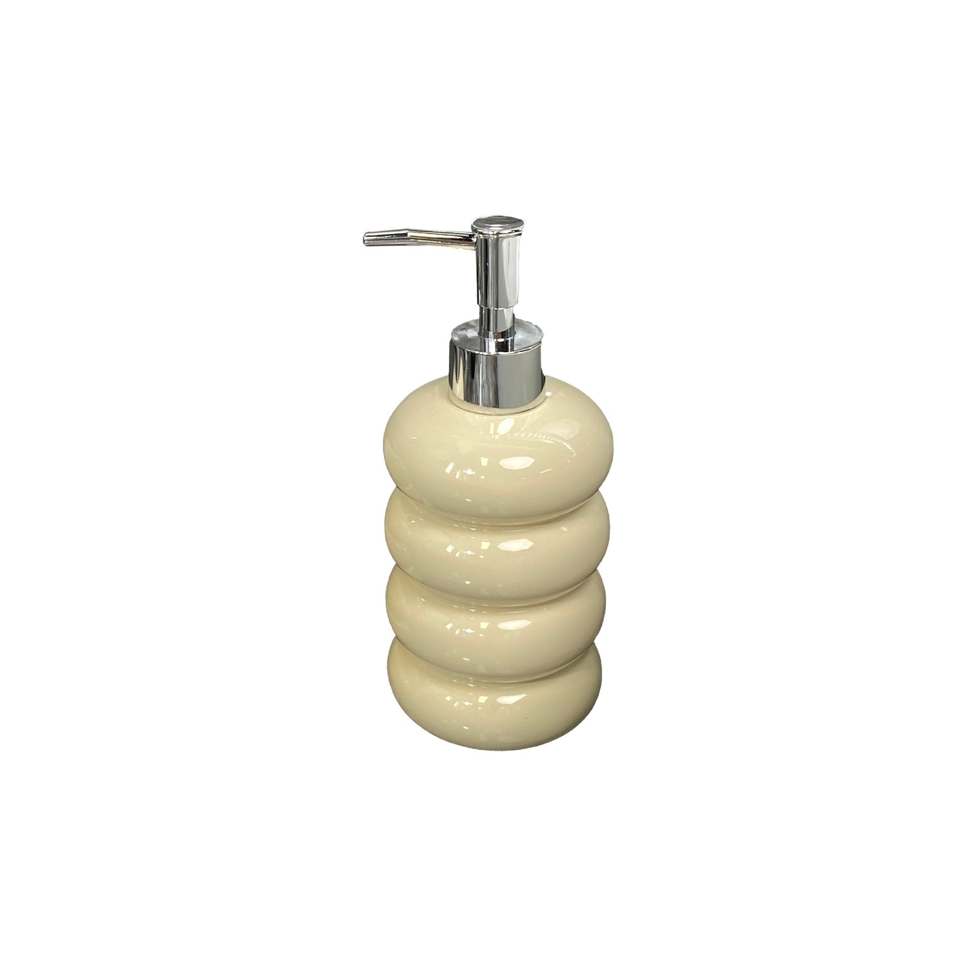 Ceramic Empty Bottle For Shower Gel Divided Into Bottles And Pressed